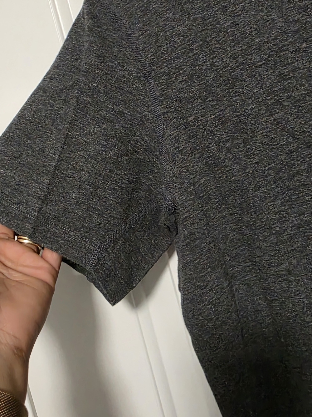 Wings + Horns Men's Short-Sleeve Crew Tee - Charcoal Gray - Picture 4 of 6